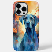 Halloween Great Dane met pompoenen eng Case-Mate iPhone Case (Achterkant)