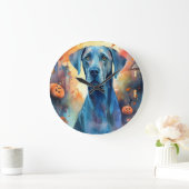 Halloween Great Dane met pompoenen eng Grote Klok (Huis)