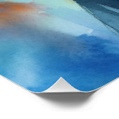 Halloween Great Dane met pompoenen eng Perfect Poster (Hoek)