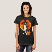 Halloween Greater Swiss Mountain Dog Jack O Lanter T-shirt (Voorkant volledig)