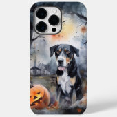 Halloween Greater Swiss with Pumpkins Scary Case-Mate iPhone Case (Achterkant)
