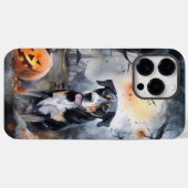 Halloween Greater Swiss with Pumpkins Scary Case-Mate iPhone Case (Achterkant (horizontaal))