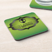 Halloween green alien drankjes onderzetter (Linkerzijde)