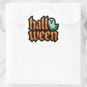 Halloween Green Ghost Sticker (Tas)