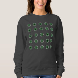 Halloween Green Polka Dot Eyes Trui