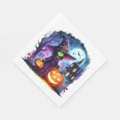 Halloween Green Witch Paper servet (Hoek)