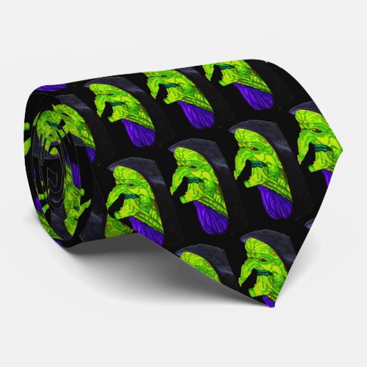 HALLOWEEN GREEN WITCHES BREW STROPDAS (Opgerold)