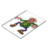 Halloween Green Zombie Monster Notitieboek (Linkerzijde)