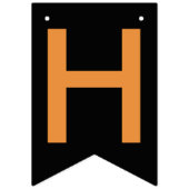 Halloween Green Zombie Pumpkins Bunting Banner (Tweede vlag)