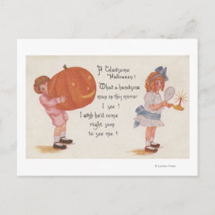Halloween Greeting A Gladsome Halloween Briefkaart