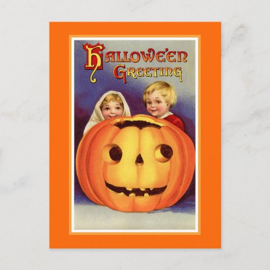 "Halloween Greeting" Briefkaart (Voorkant)