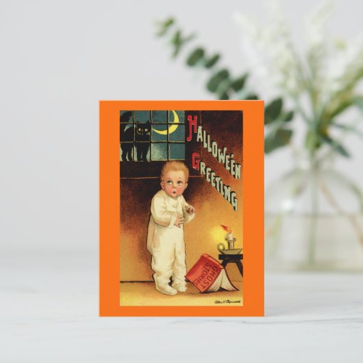 Halloween Greeting Briefkaart (Staand voorkant)