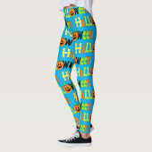 Halloween Greeting Leggings (Links)