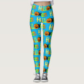Halloween Greeting Leggings (Voorkant)