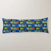 Halloween Greeting Lichaamskussen (Achterkant)