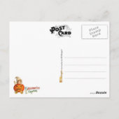  Halloween Greeting met Little Girl Briefkaart (Achterkant)