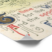 Halloween Greeting, Witch Dansand Pumpkin Poster (Hoek)