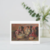 Halloween GreetingBobbing voor appels #2 Briefkaart (Staand voorkant)