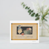 Halloween GreetingBobbing voor appels Briefkaart (Staand voorkant)