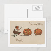Halloween GreetingBook Briefkaart (Voorkant / Achterkant)