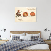 Halloween GreetingBook Canvas Afdruk (Insitu (Slaapkamer))