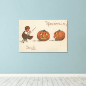 Halloween GreetingBook Canvas Afdruk (Insitu (Houten vloer))
