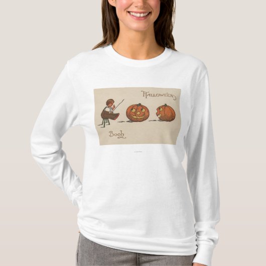 Halloween GreetingBook T-shirt (Voorkant)