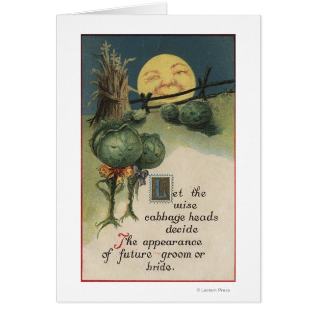 Halloween GreetingCabbage Anthropomorfisme (Voorkant)