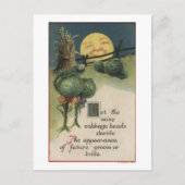 Halloween GreetingCabbage Anthropomorfisme Briefkaart (Voorkant)