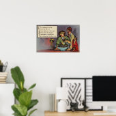 Halloween GreetingCandle Grease Poster (Thuiskantoor)