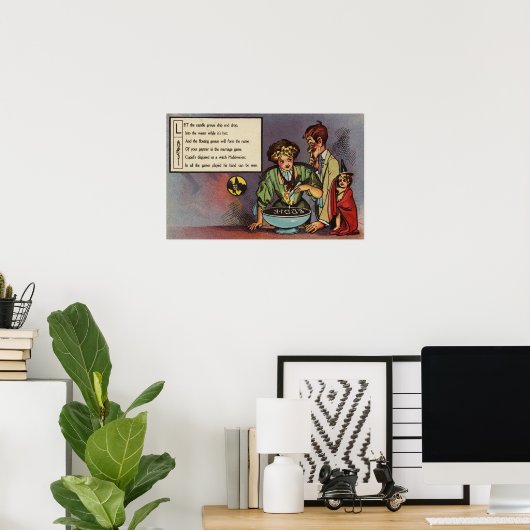 Halloween GreetingCandle Grease Poster (Thuiskantoor)