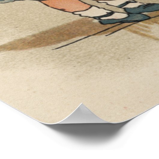 Halloween GreetingCarving Pumpkin Poster (Hoek)