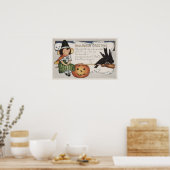 Halloween GreetingCrows Poster (Keuken)