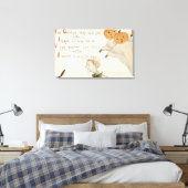 Halloween GreetingJack-O-Lantern-hosts Canvas Afdruk (Insitu (Slaapkamer))