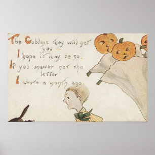 Halloween GreetingJack-O-Lantern-hosts Poster