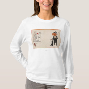 Halloween GreetingJack-O-Lantern in Tux T-shirt