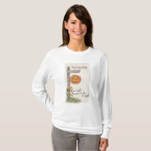 Halloween GreetingJack-O-Lantern op Post T-shirt (Voorkant volledig)