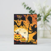 Halloween greetings_ briefkaart (Staand voorkant)