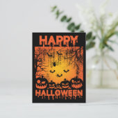 Halloween Greetings Briefkaart (Staand voorkant)