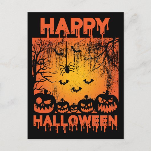Halloween Greetings Briefkaart (Voorkant)