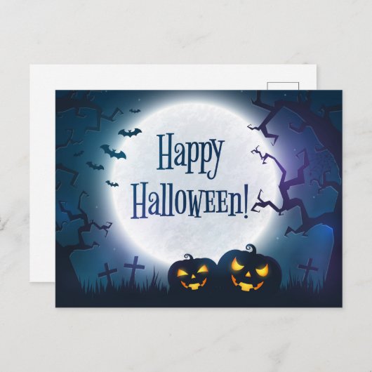 Halloween Greetings Briefkaart (Voorkant / Achterkant)