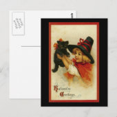 Halloween Greetings Briefkaart (Voorkant / Achterkant)