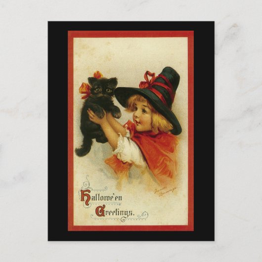 Halloween Greetings Briefkaart (Voorkant)