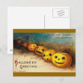 Halloween Greetings Briefkaart (Voorkant / Achterkant)