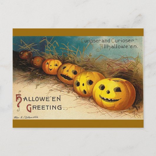Halloween Greetings Briefkaart (Voorkant)