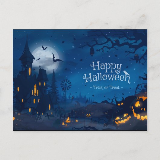 Halloween Greetings Briefkaart (Voorkant)