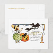 Halloween Greetings Briefkaart (Voorkant / Achterkant)