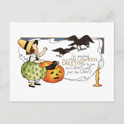 Halloween Greetings Briefkaart (Voorkant)