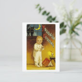 Halloween Greetings Briefkaart (Staand voorkant)