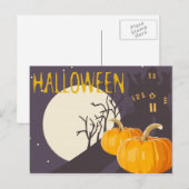 Halloween Greetings Briefkaart (Voorkant / Achterkant)